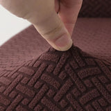 Capa Protetora Cadeira Jacquard - Tabaco