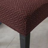 Capa Protetora Cadeira Jacquard - Tabaco