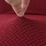 Capa Protetora Cadeira Jacquard - Marsala