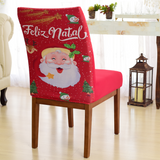 Capa de Cadeira de Natal - Noel Vermelho