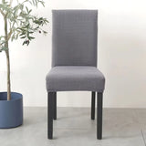 Capa Protetora Cadeira Jacquard - Cinza Claro