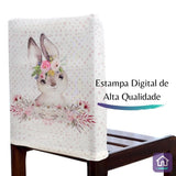 Detalhes da Capa Encosto Cadeira Feliz Páscoa do Detalhe
