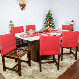 Capa de Encosto de Cadeira - Vermelha