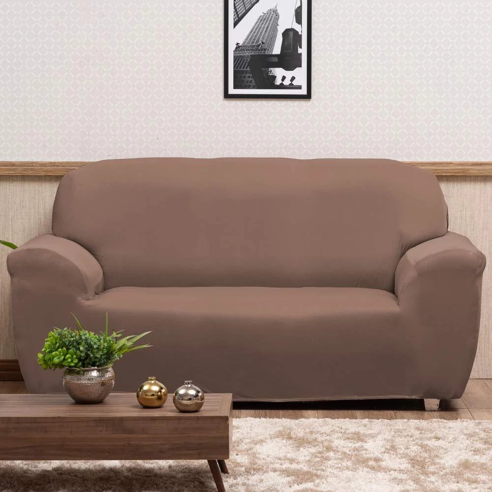 Foto de Capa de Sofá Elastex Chocolate muito bonita