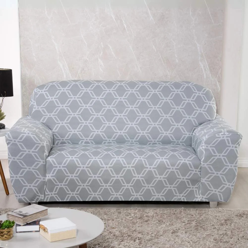 Foto de Capa de Sofá Elastex Geo muito bonita