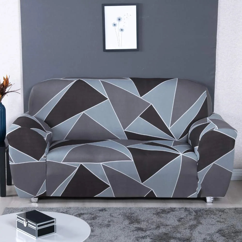 Veja detalhes lindos de Capa de Sofá Elastex Geo Urbana da Charme
