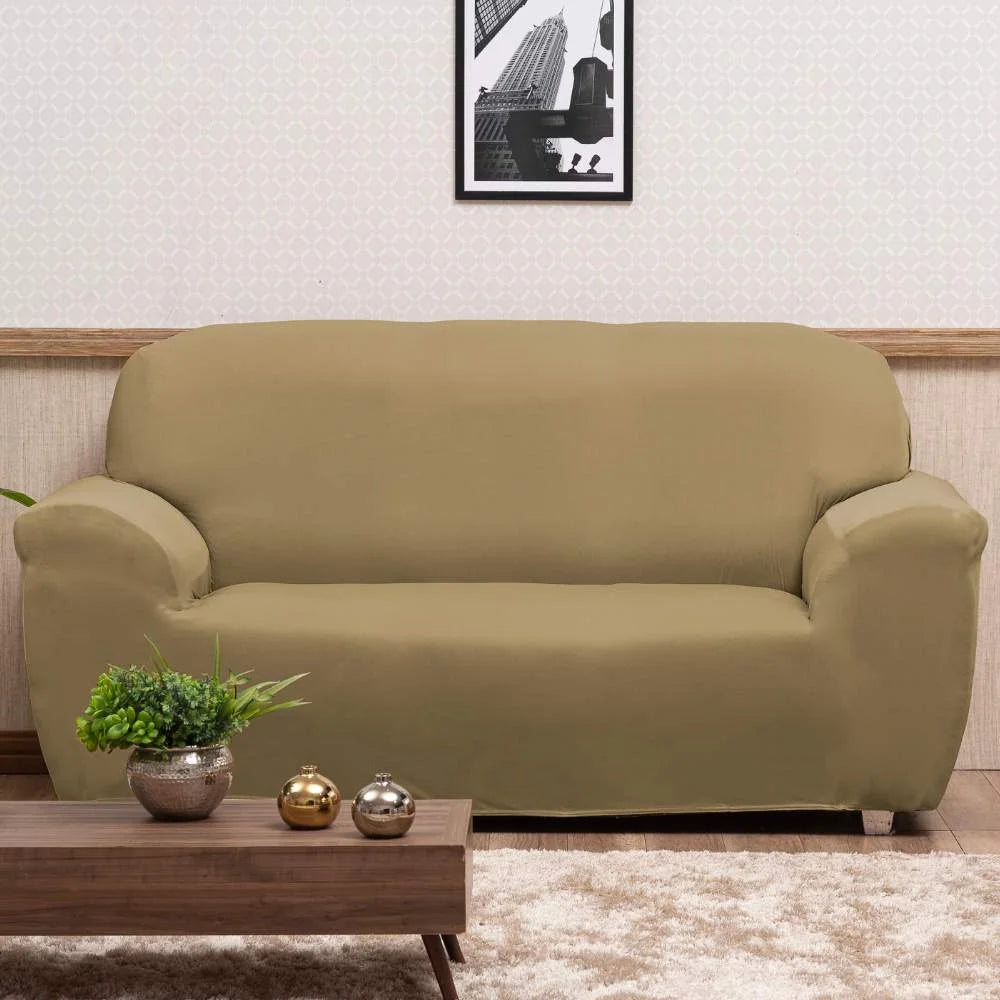 Foto de Capa de Sofá Elastex Bege muito bonita