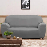 Foto de Capa de Sofá Elastex Cinza Claro muito bonita