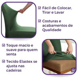 Capa Para Cadeira de Jantar - Verde Oliva
