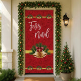 Detalhes da Capa Para Porta Natal Sinos da Charme do Detalhe