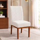 Capa de Cadeira Boutique Jacquard Premium - Creme