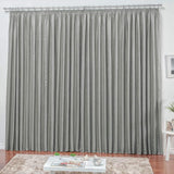 Detalhes da Cortina Seda Amassada com Pedraria da Charme do Detalhe