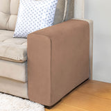 Capa para Braço de Sofá Suede Confort Kit 2 - Chocolate