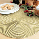 Veja detalhes lindos de Jogo Americano Redondo Sousplat Impermeável Avelã da Charme