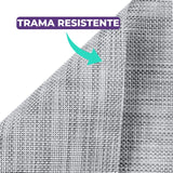 Conheça a Jogo Americano Retangular Dupla Face Impermeável Mescla Cinza com entrega mais rápida do Brasil