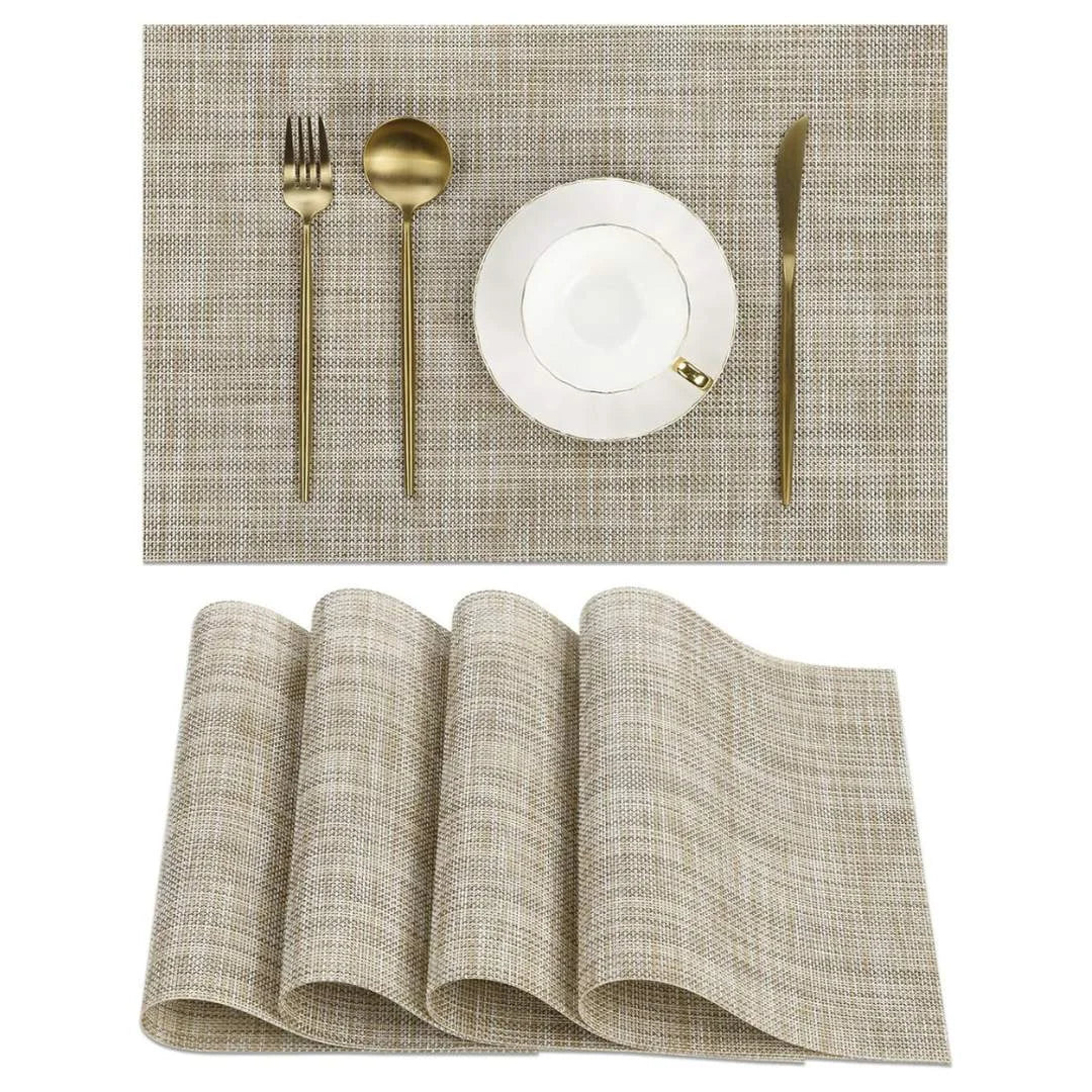 Conheça a Jogo Americano Retangular Dupla Face Impermeável Mescla Tabaco com entrega mais rápida do Brasil