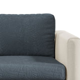 Capa de Sofá de Canto Soft Leaf - Cinza Escuro