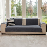 Capa Protetora Para Sofá Tweed - Cinza Escuro