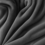 Detalhes de Manta Soft Microfibra Chumbo Vários Tamanhos da Charme do Detalhe
