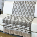 Manta para Sofá Aramado - Chocolate