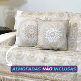 Manta para Sofá Mandala - Bege