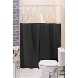 Cortina para Box de Banheiro com Visor - 3 Cores