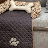 Detalhes de Protetor de Sofá Pet Impermeável Pequeno Tabaco da Charme do Detalhe