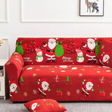Capa de Sofá Natalina Spandex Special - Noel Mágico