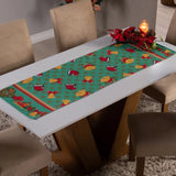 Foto do Caminho de Mesa Natalino Verde Noel muito bonita