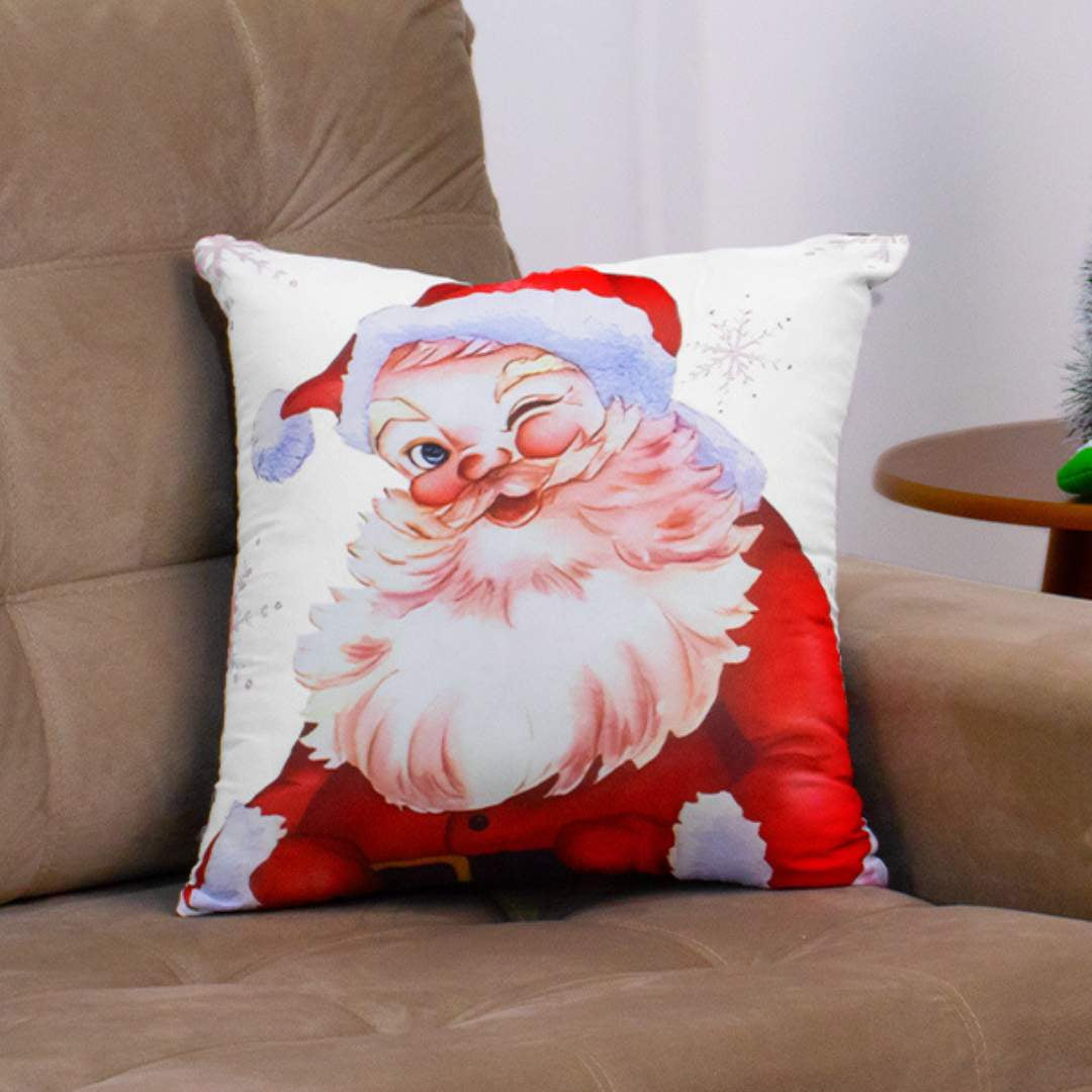 Detalhes da Capa Almofada Natal Bom Noel do Detalhe