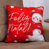 Veja os detalhes da Capa Almofada Natal Boneco Natalino da Charme