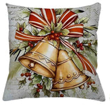 Veja os detalhes da Capa Almofada Natal Sinos da Charme