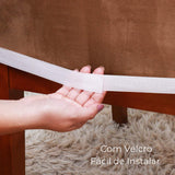 Veja os detalhes da Capa Assento de Cadeira Impermeável Cristal  da Charme