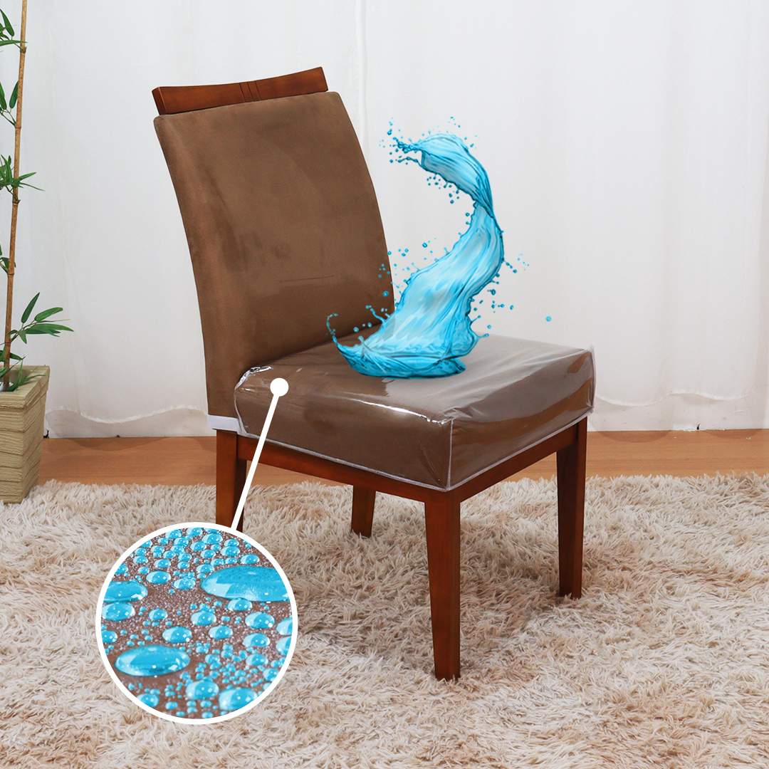 Foto da Capa Assento de Cadeira Impermeável Cristal muito bonita