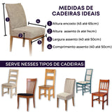 Capa para cadeira Boutique Capri - Bege