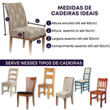 Capa para Cadeira  Boutique Veneza - Bege