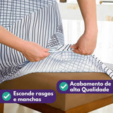 Foto vitrine capa para cadeira geo escandinavo