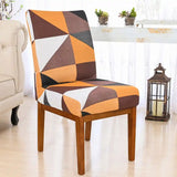 Foto vitrine capa para cadeira geo retro