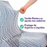 Foto vitrine capa para cadeira geo escandinavo