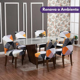 Foto vitrine capa para cadeira elastex sueter