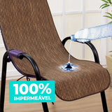 Veja o detalhe da capa para cadeira de varanda impermeavel