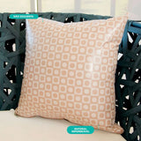 Capa De Almofada Impermeável - Chess Marrom