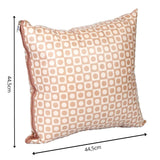 Capa De Almofada Impermeável - Chess Marrom