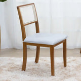 Foto vitrine capa para assento de cadeira impermeavel branca