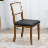 Foto vitrine capa para assento de cadeira impermeavel preta