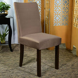 Capa Cadeira Jantar Spandex - Chocolate
