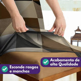 Foto vitrine capa para cadeira geo capuccino