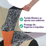 Foto vitrine capa para cadeira elastex sueter