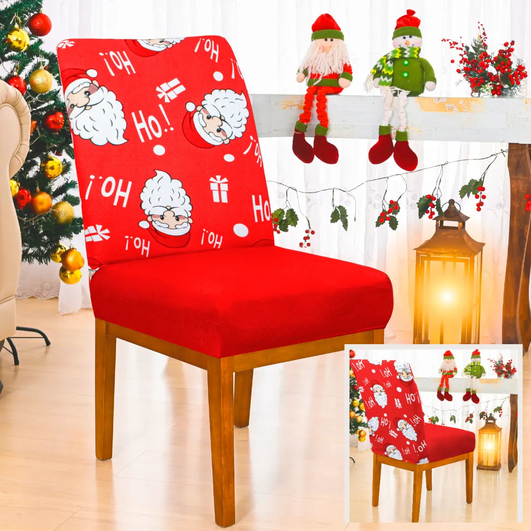 Foto da Capa de Cadeira de Natal Ho ho ho muito bonita