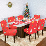 Conheça a Capa de Cadeira de Natal Pinheiros Natalinos da Chame do Detalhe